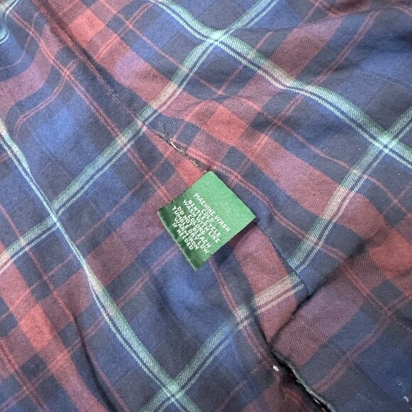 VTG Lauren Ralph Lauren Jeans Jacket Womens Size L Quilted Denim Corduroy Collar - Picture 11 of 11